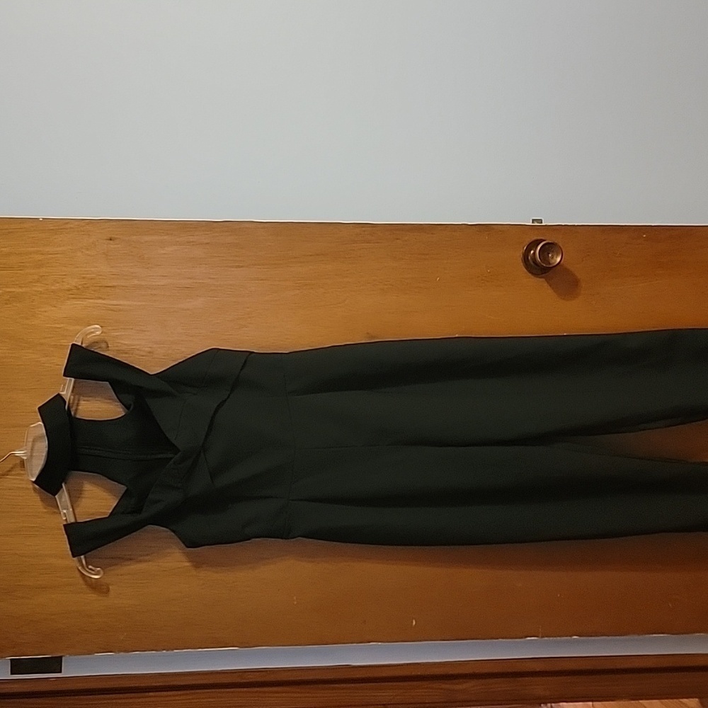 Mustard Seed Womens Mock Neck Jumpsuit